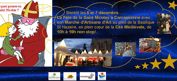 6 et 7 Décembre Fête de la St Nicolas à Carcassonne