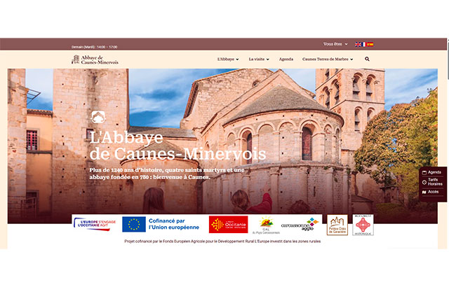 Site Abbaye de Caunes Minervois Site Abbaye de Caunes Minervois